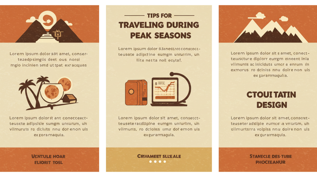 Tips for Traveling During Peak Seasons