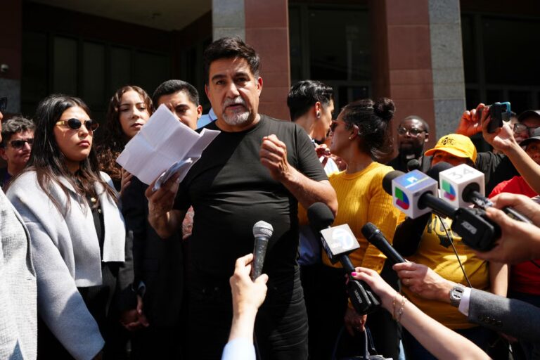 California labor leader pleads not guilty to misdemeanor over immigration protest